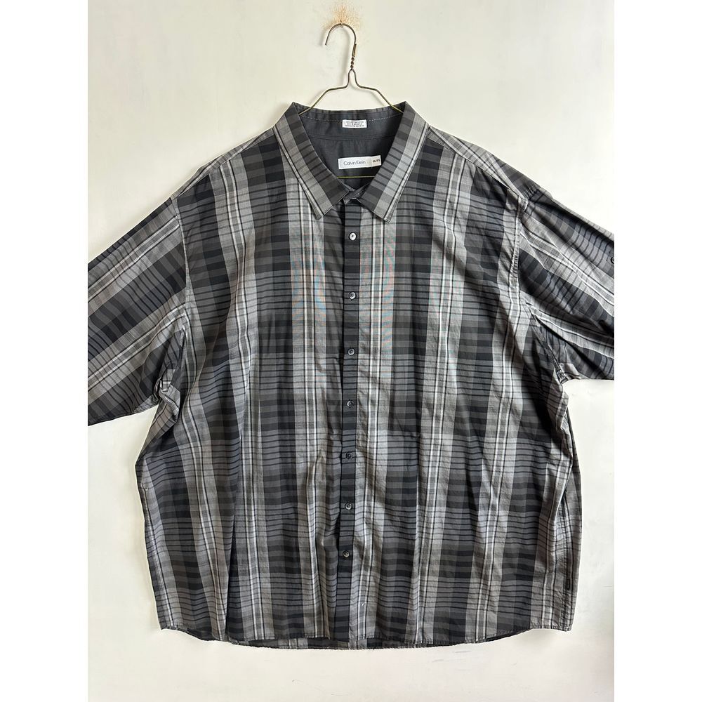 Calvin Klein Button Down Shirt Men's 5XL Full Sleeve